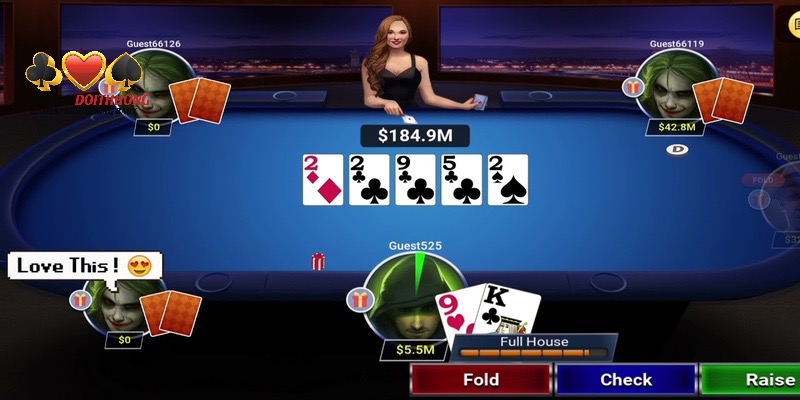 Thứ bậc cụ thể trong Poker online cho bet thủ